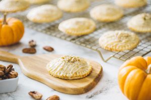 MAPLE GLAZED PUMPKIN PIES